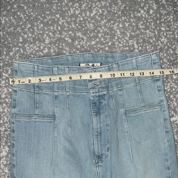 We The Free Libre Wide-Leg Jeans Light Blue Size 31 - Picture 10 of 15